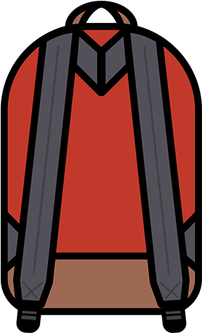 Mochila Png (920x518), Png Download