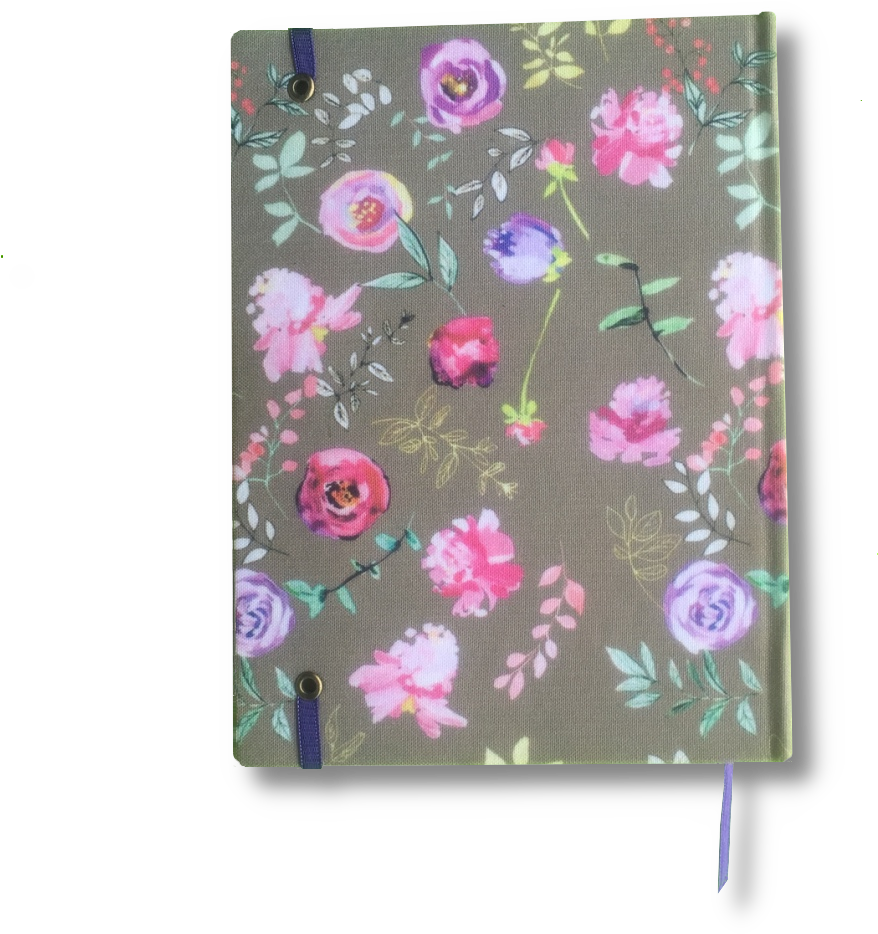Cuaderno Cuadriculado Planner Flor Acuarela (1024x1024), Png Download