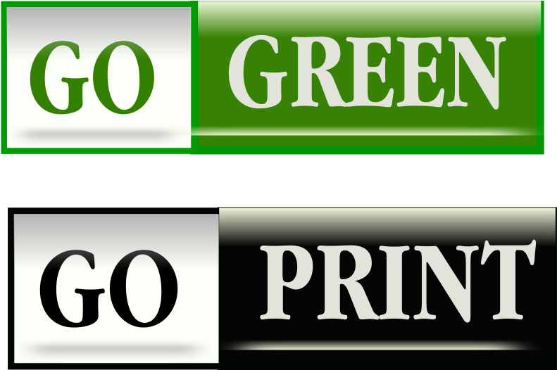 Go Green Png (800x525), Png Download