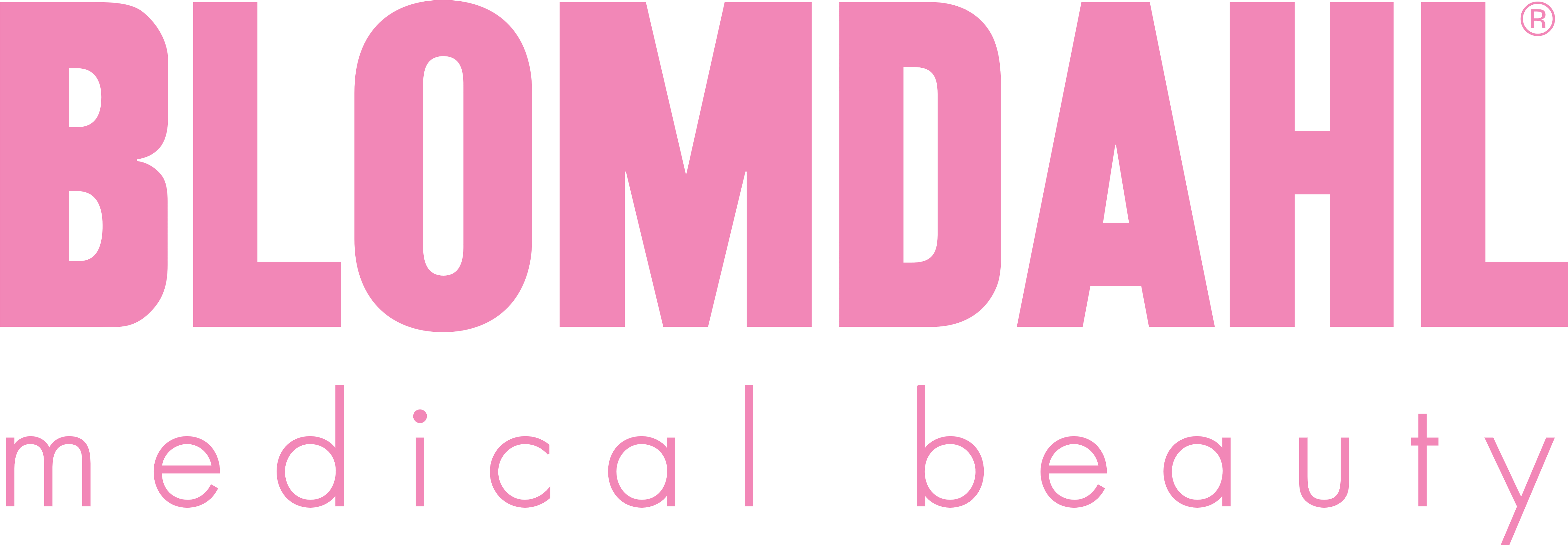 Blomdahl Medical Beauty (5000x1738), Png Download