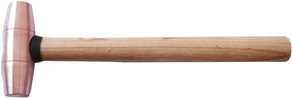 Copper Hammer, Drum Type With Wooden Handle (600x600), Png Download