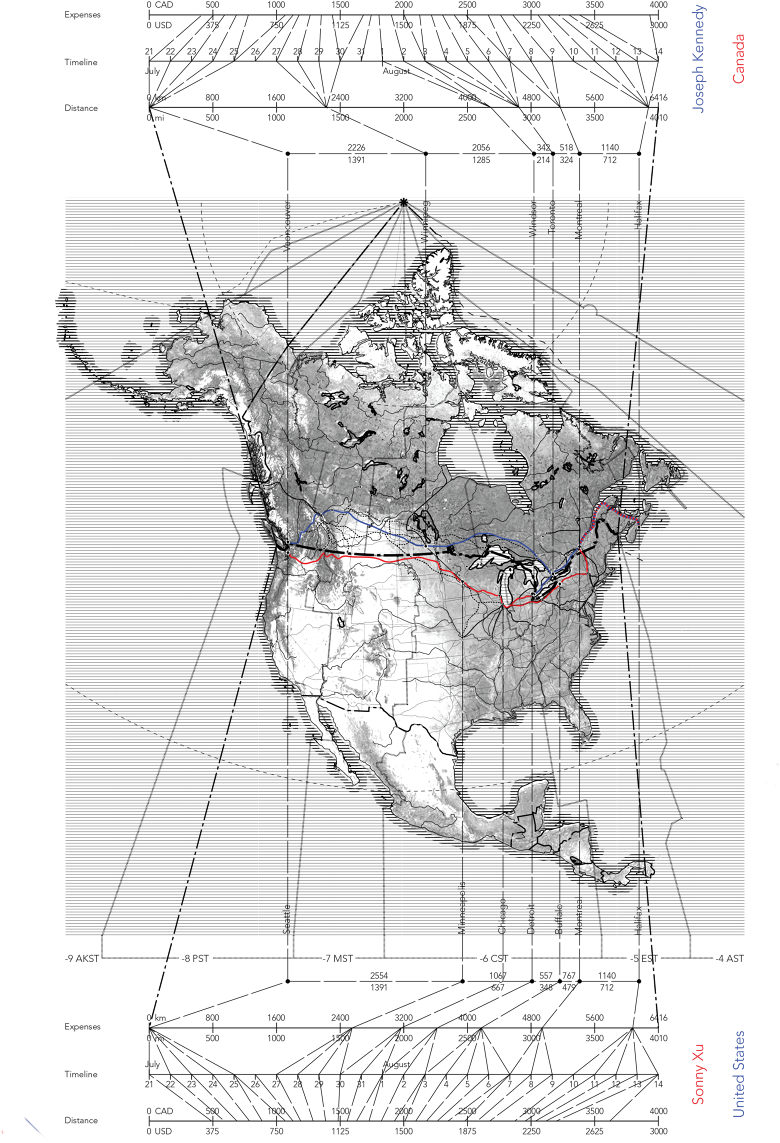 America And Canada (1000x1294), Png Download
