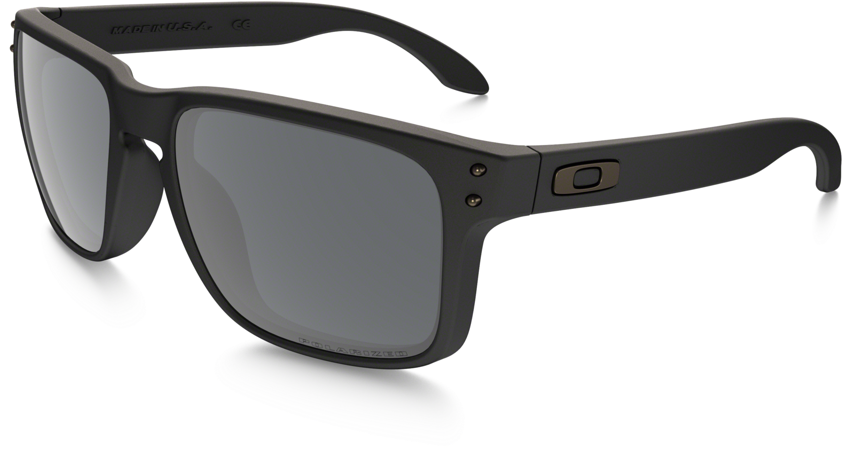 Oakley Matte Black Polarized (2000x1200), Png Download