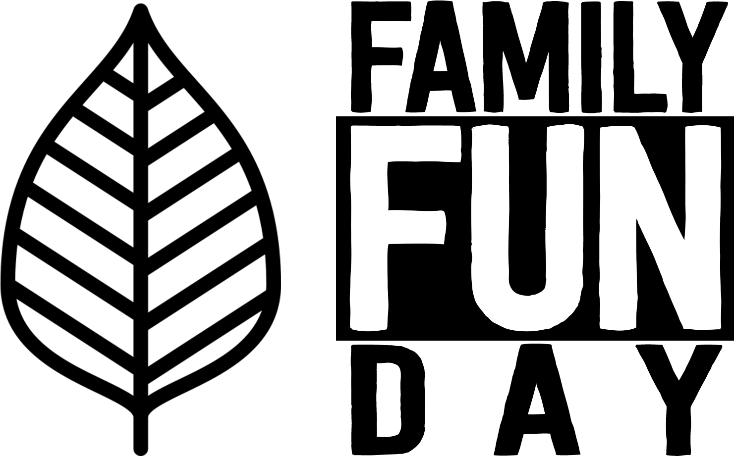 Family Fun Day Black Logo (1656x1049), Png Download