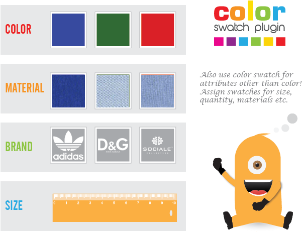 Virtuemart Color Swatch Extension6 (650x504), Png Download