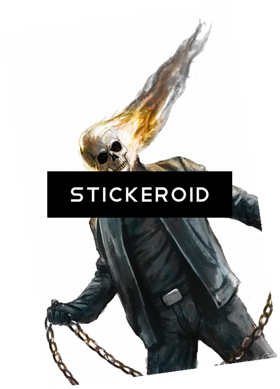 Rider Ghost (545x756), Png Download