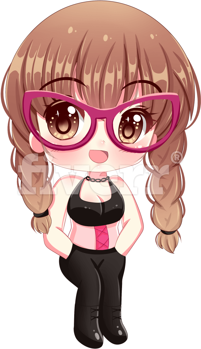 Cute Anime Png (1200x1200), Png Download