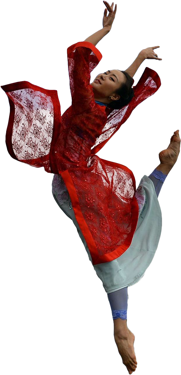 Asian Woman With Red Dress (2048x1535), Png Download