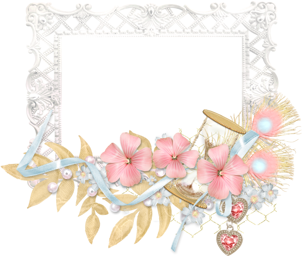Flower Frames Png (1024x881), Png Download