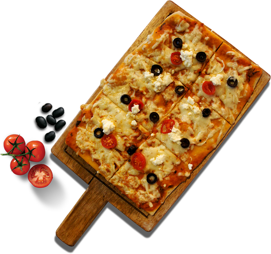 Hand Rolled Pizzas (888x830), Png Download