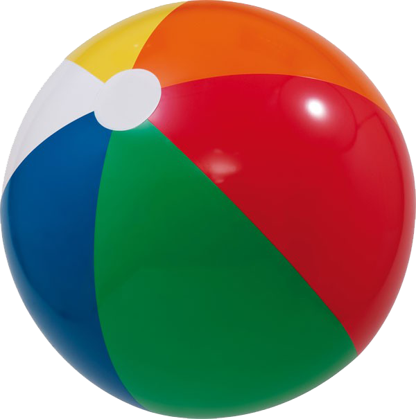 Beachball Png (600x605), Png Download