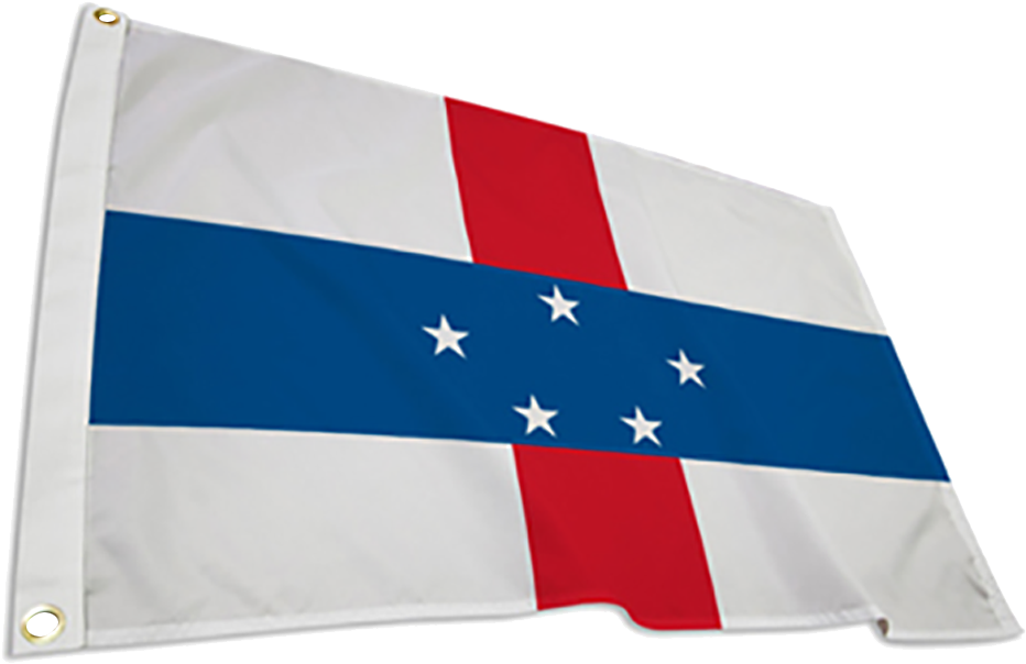 Netherlands Antilles International Flag (1944x1296), Png Download