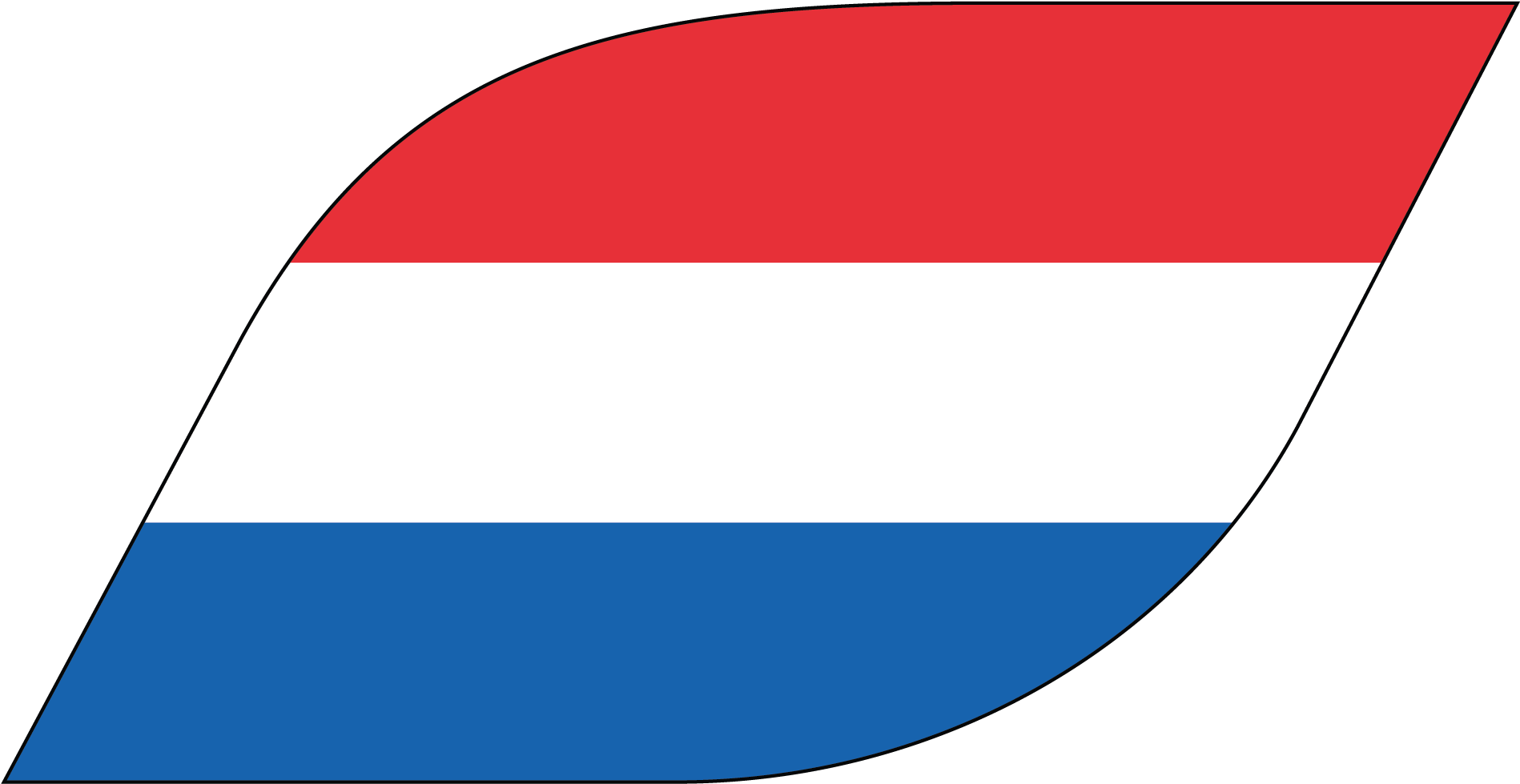 Netherlands Flag (1955x1007), Png Download