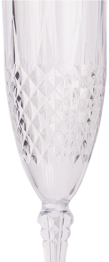Crystal Cut Plastic Champagne Flutes Disposable Champagn (1368x855), Png Download