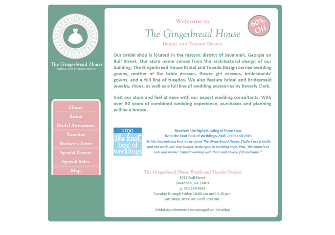 Gingerbread House Bridal (1200x480), Png Download