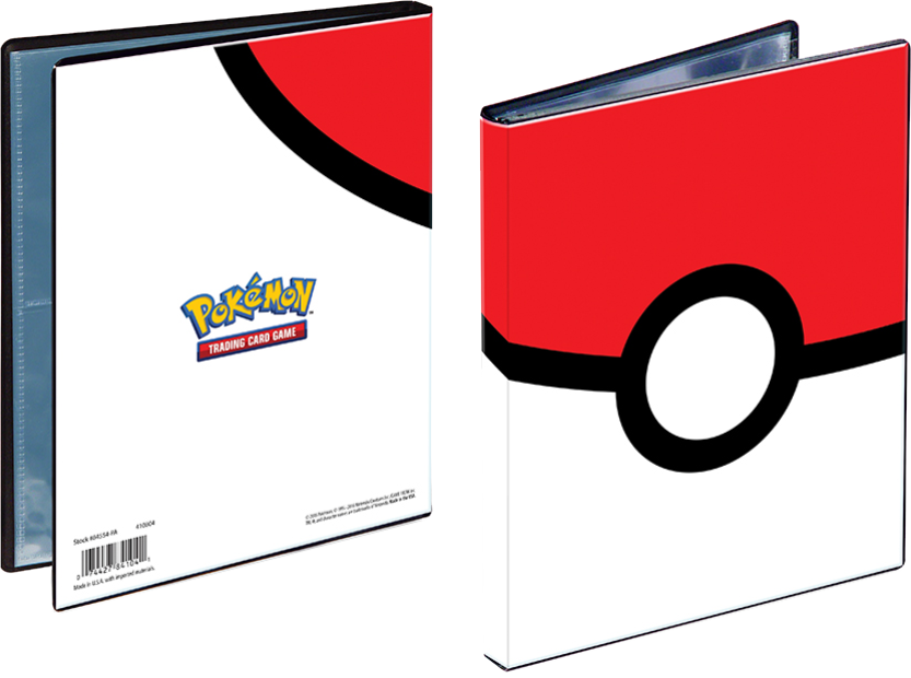 Ultra Pro Pokemon 4 Pocket Portfolio Poke Ball (833x620), Png Download