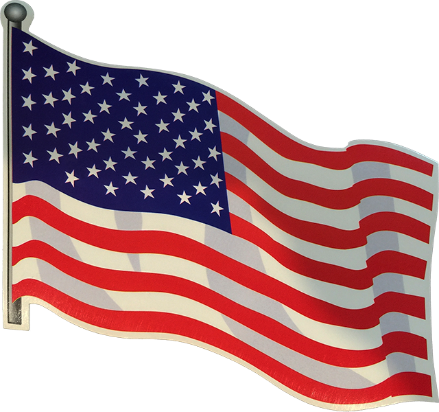 United States Flag Magnet (640x600), Png Download