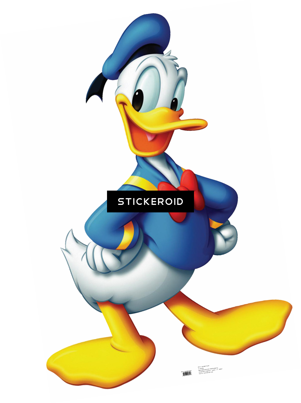 Donald Duck Disney (1246x1666), Png Download
