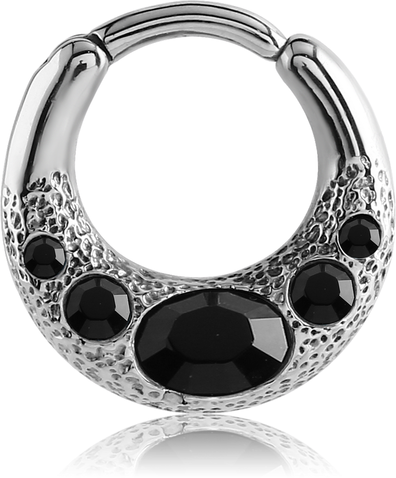 Stainless Steel Hinged Septum (807x973), Png Download
