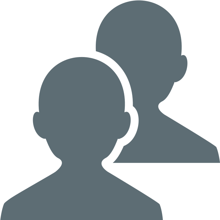 File - Emojione 1f465 - Svg (768x768), Png Download