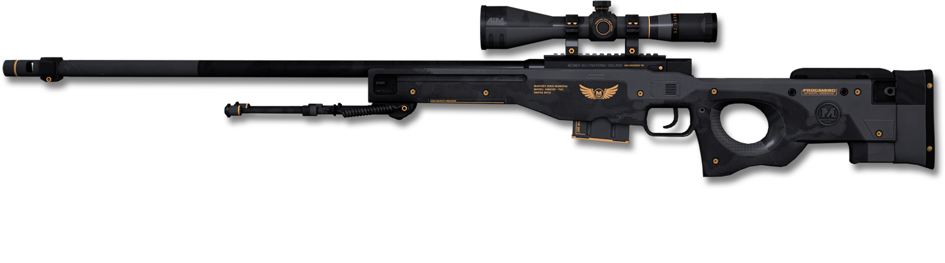 Fps Gun Png (1920x620), Png Download