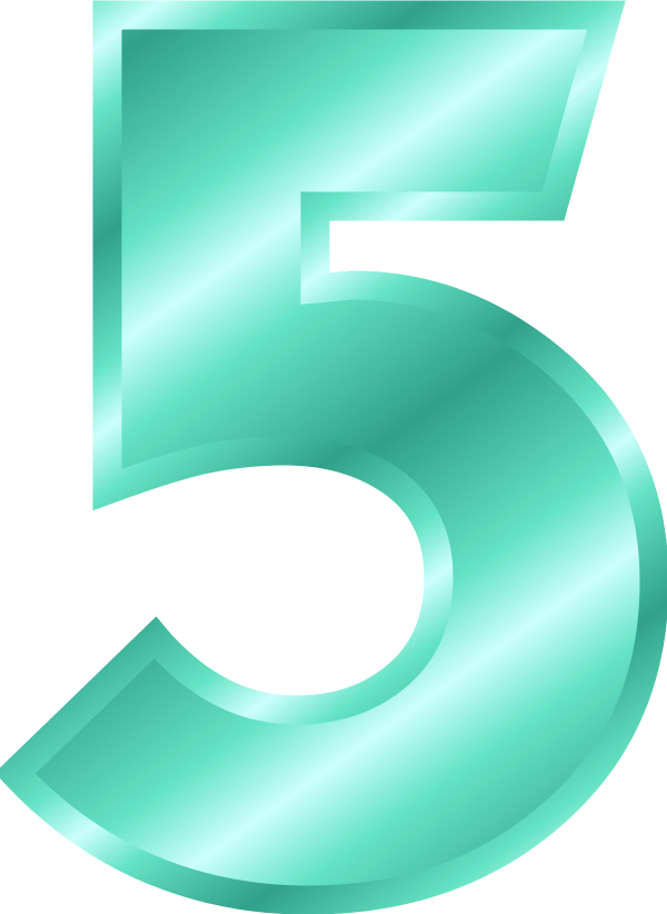 Svg Royalty Free Library 6 Clipart Gold Number (600x822), Png Download