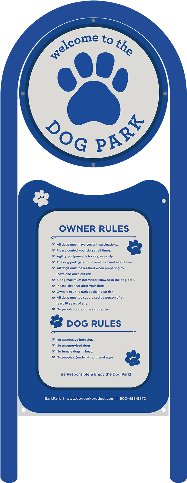 Premium Dog Park Welcome Sign (1200x1620), Png Download