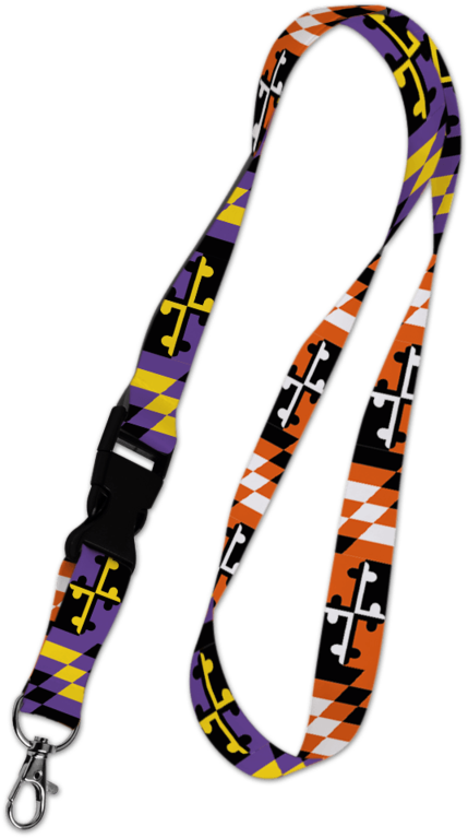 Baltimore Ravens & Orioles Purple & Orange Maryland (622x1023), Png Download