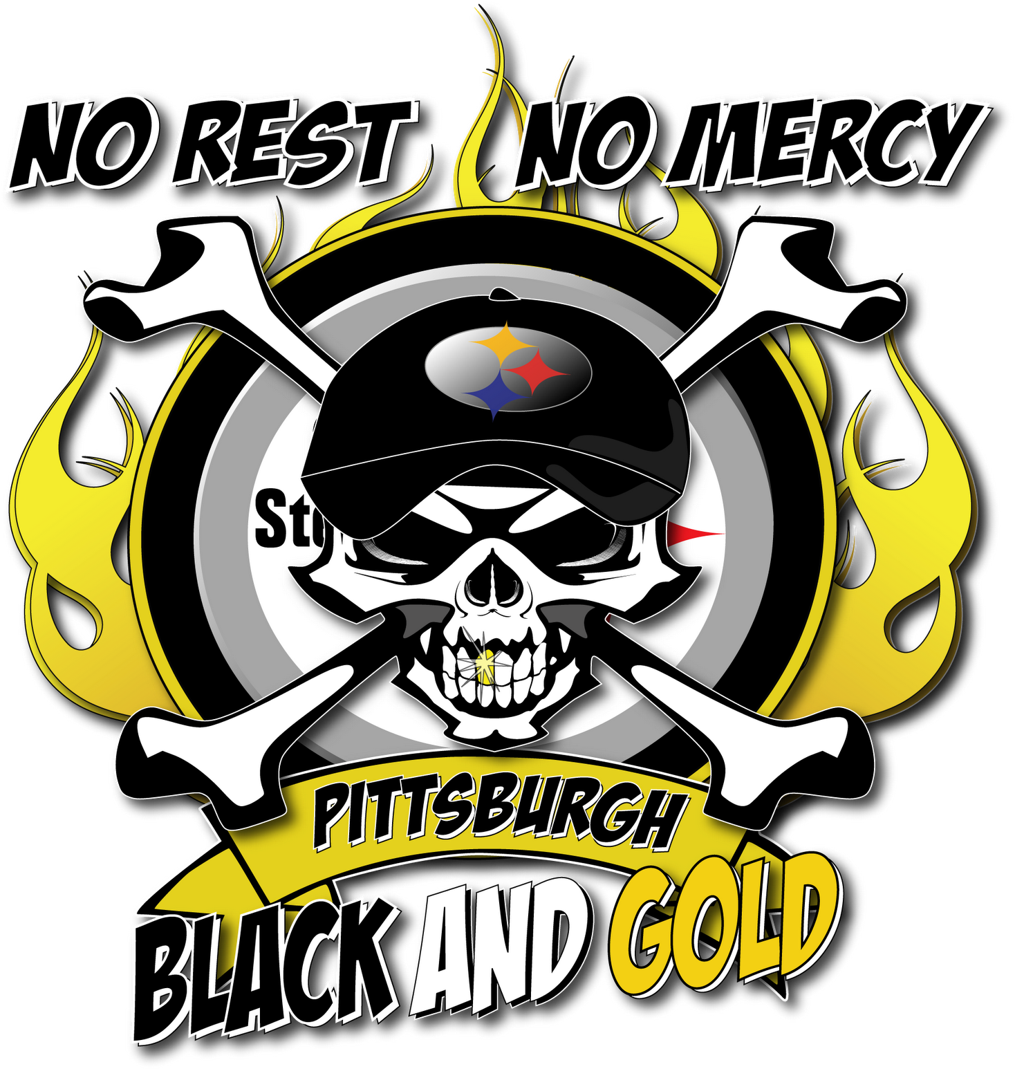 No Mercy Logo Png (1477x1600), Png Download