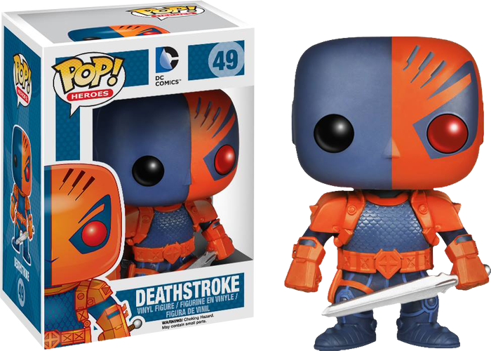 New 52 Pop Vinyl Figure - Deathstroke Pop (700x500), Png Download