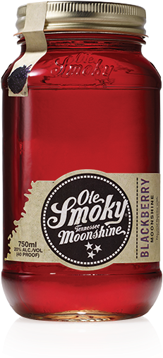 Ole Smoky Moonshine Blackberry - Ole Smoky Apple Pie Moonshine (245x507), Png Download