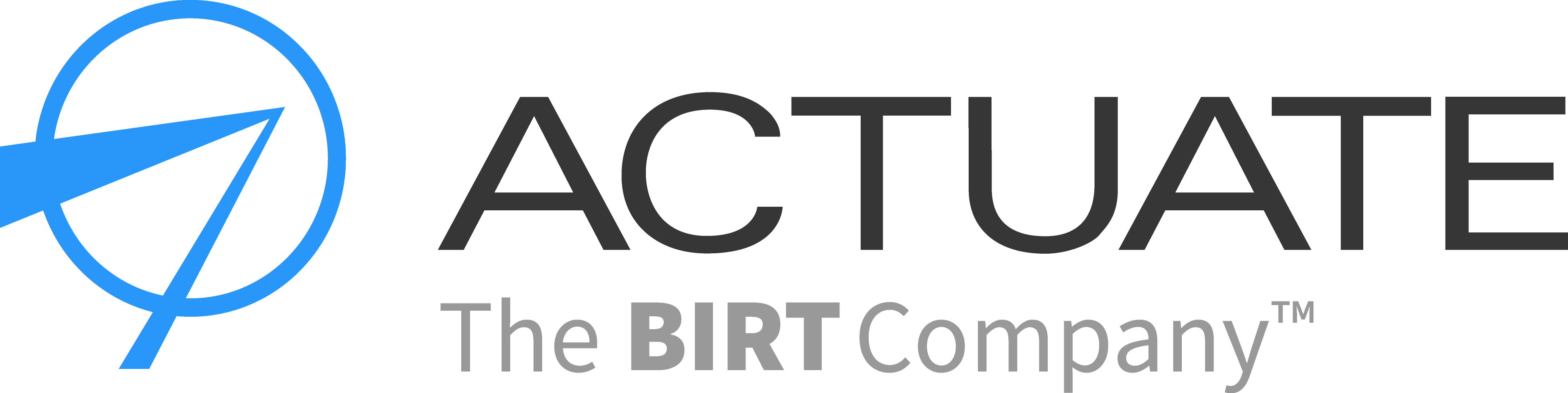 Actuate Corporation Logo - Actuate Logo (3906x979), Png Download