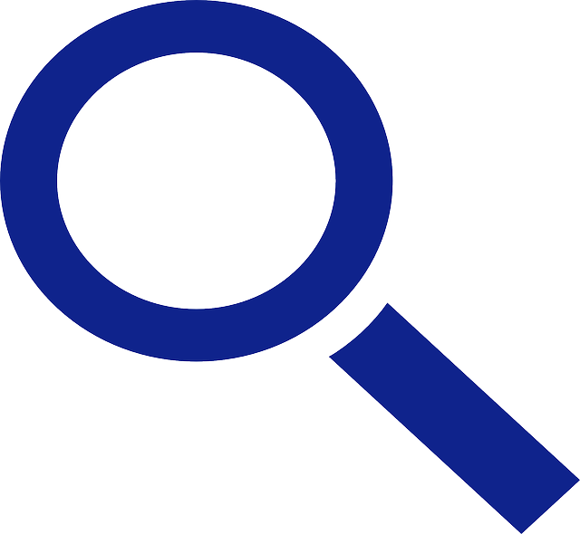 Magnifying Glass Book Clipart - Magnifying Glass Clip Art Blue (600x553), Png Download