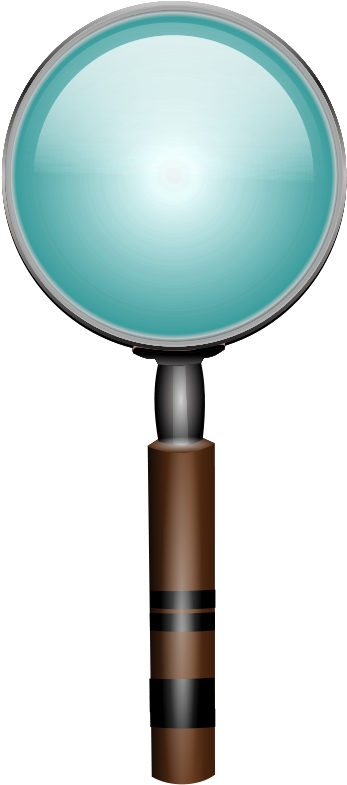 Magnifying Glass (566x800), Png Download