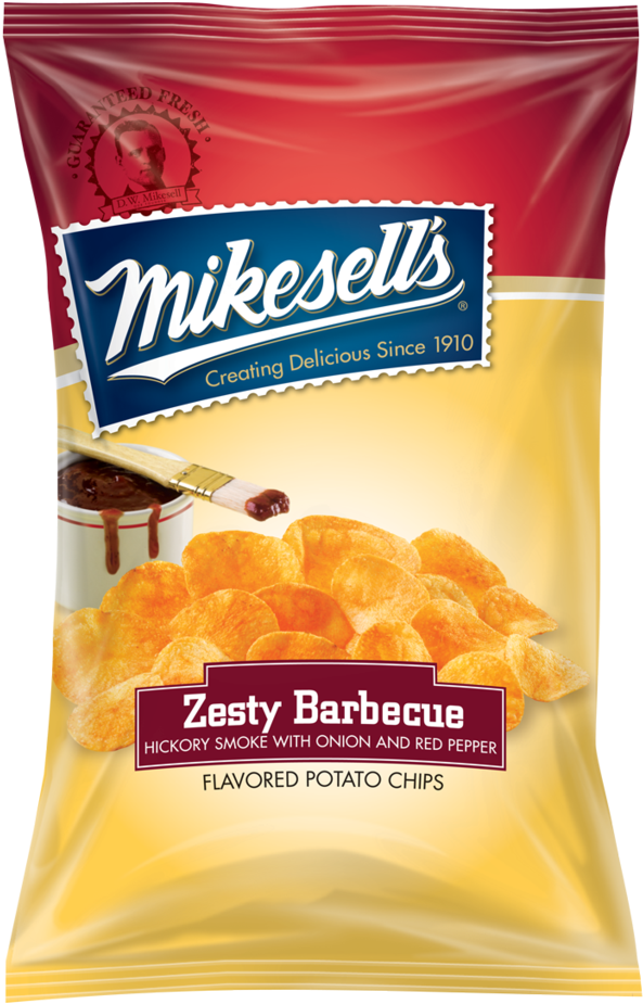 Zesty Barbecue Potato Chips - Good N Hot Potato Chips (1024x1024), Png Download