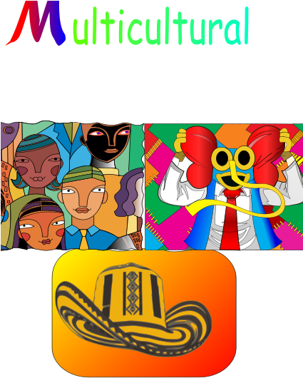 Multi Culturas Clipart Png (424x600), Png Download