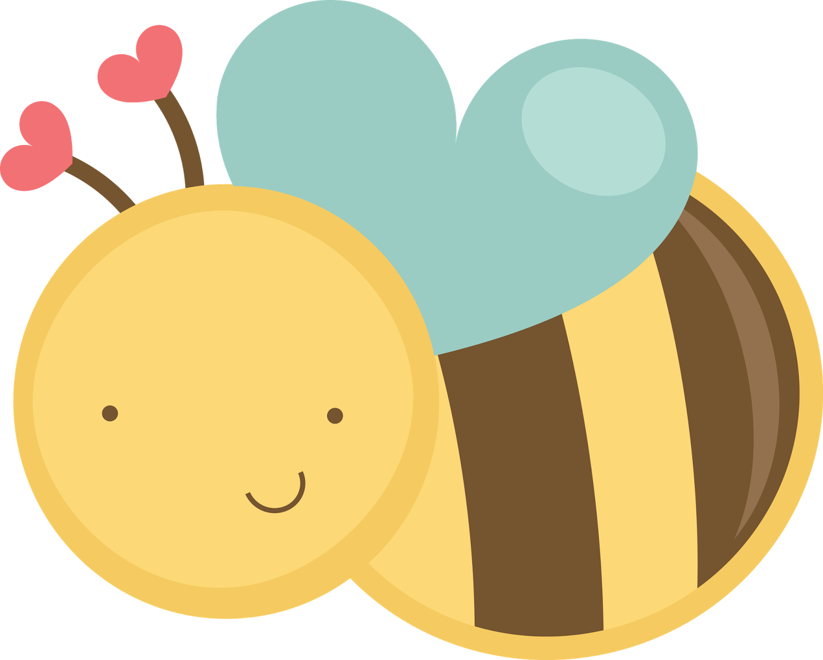 Cute Bee Clip Art - Miss Kate Cuttables Bee (1600x1284), Png Download