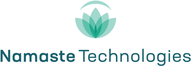 Namaste-logo - Namaste Technologies Logo (652x237), Png Download