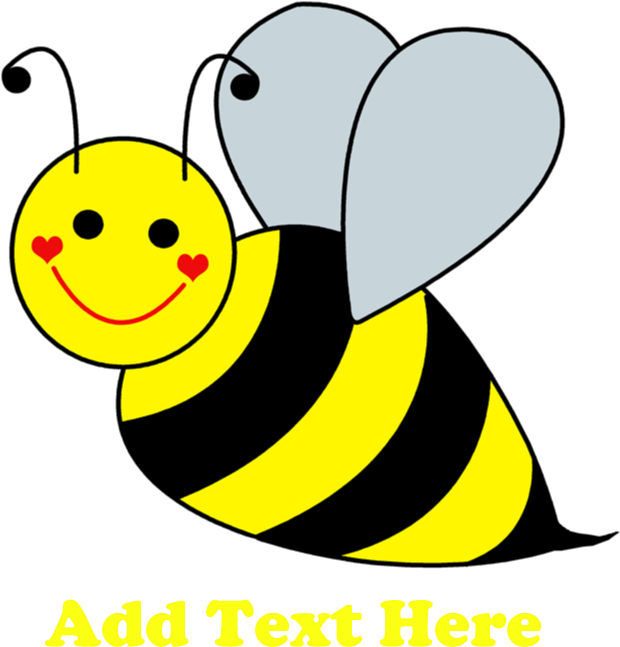 Cute Bumble Bee Png - Bee Clipart (700x700), Png Download