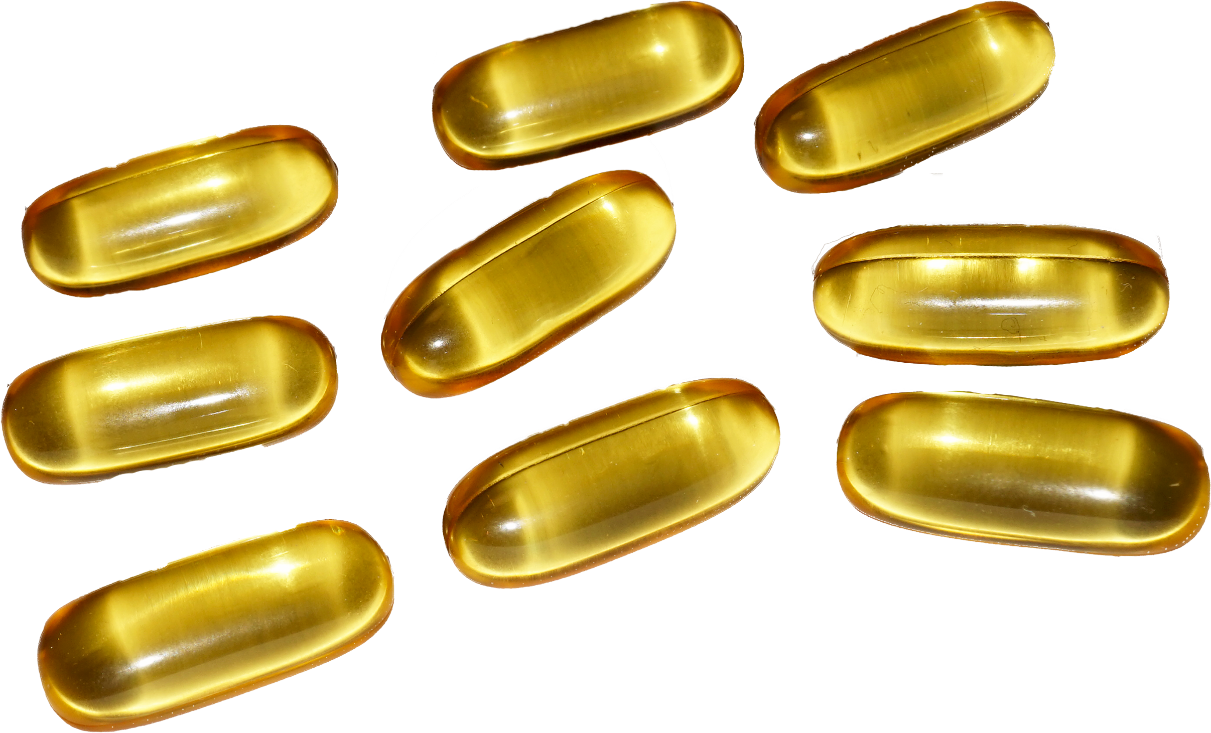 Cod Liver Oil Capsules - Fish Oil Capsule Png (2421x1470), Png Download