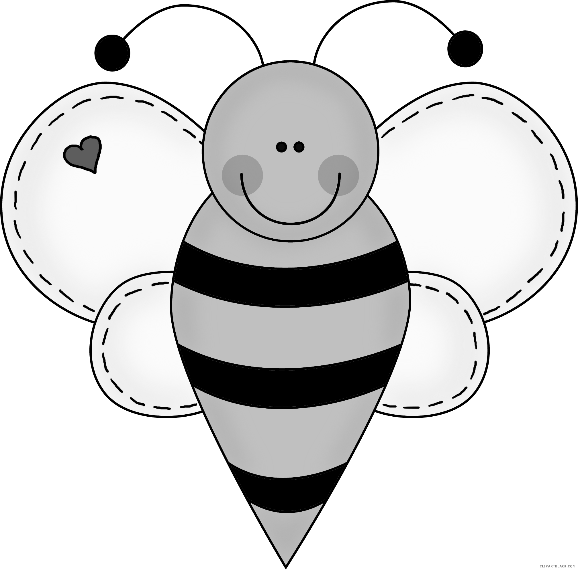 Cute Bee Clipart - Clip Art (2017x1992), Png Download
