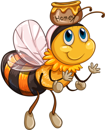 Abeilles Scrap Booking Embellishments &amp - Abeille Pot De Miel (404x500), Png Download