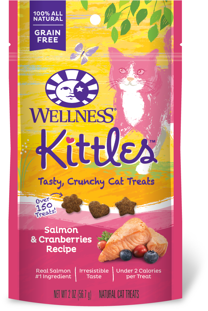 Salmon & Cranberries - Wellness Kittles (2000x2000), Png Download