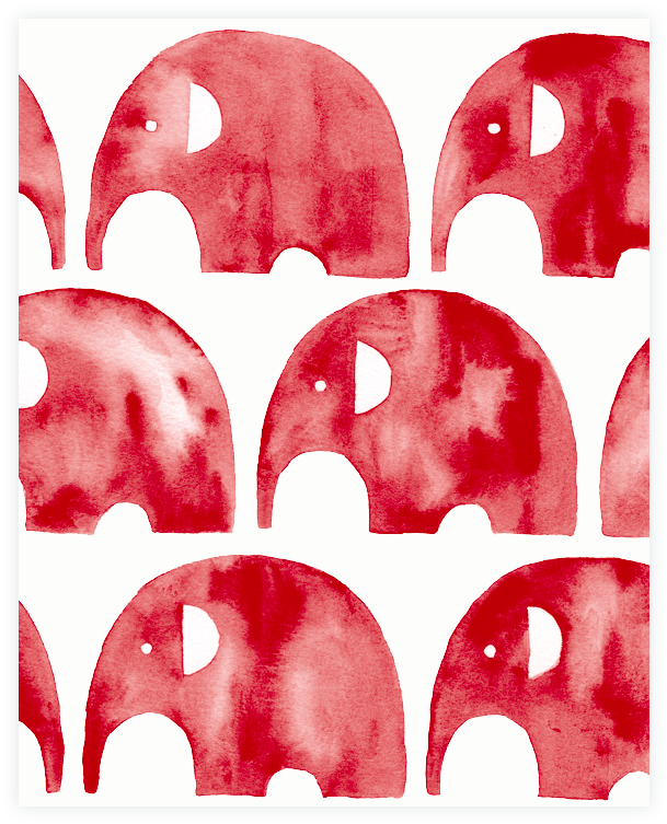 Ellie Watercolor Print - Visual Arts (720x864), Png Download