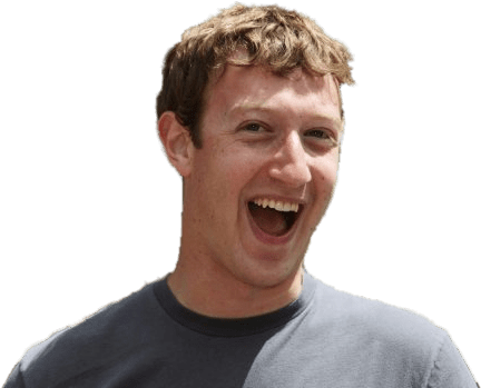 Mark Zuckerberg Laughing - Mark Zuckerberg (480x360), Png Download