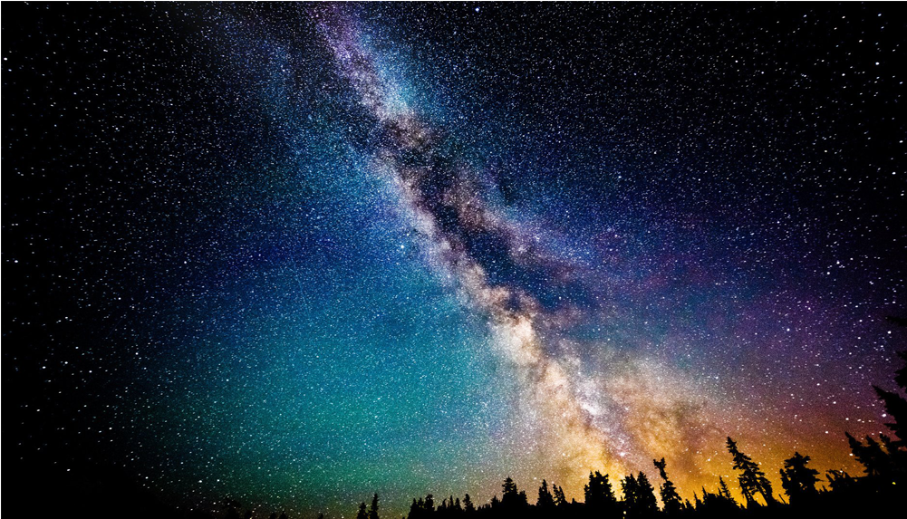 Score 50% - Milky Way Hd Wallpaper Iphone (1000x1000), Png Download