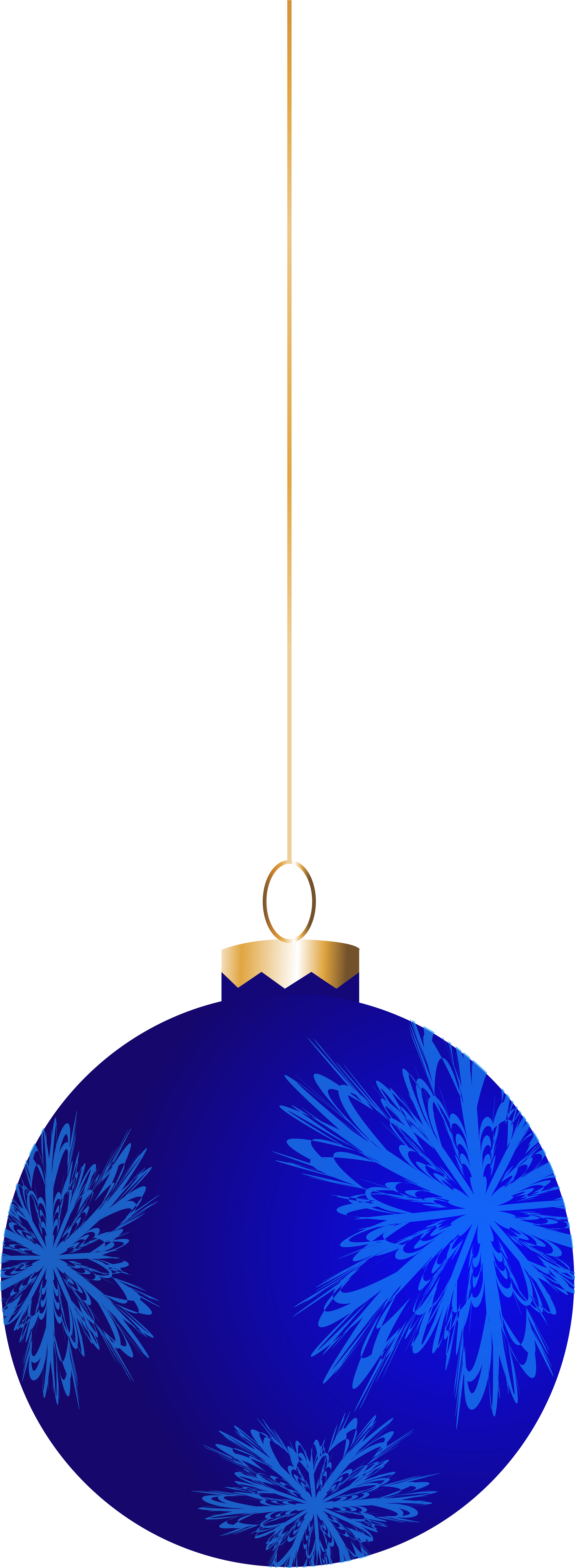 Blue Christmas Balls Png Download - Christmas Ornament (2974x8000), Png Download