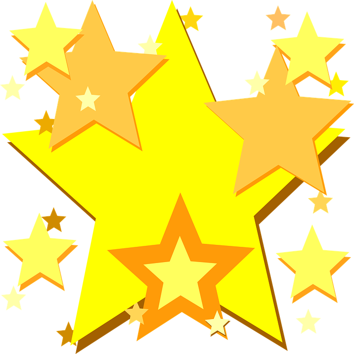 Yellow Star - Yellow Stars Clipart (600x600), Png Download