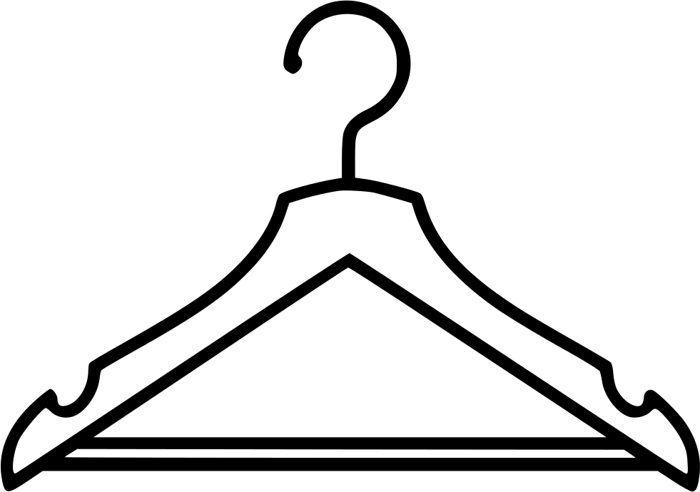 Hangers Svg Png Icon Free Download - Hanger Icon Transparent Background (981x690), Png Download
