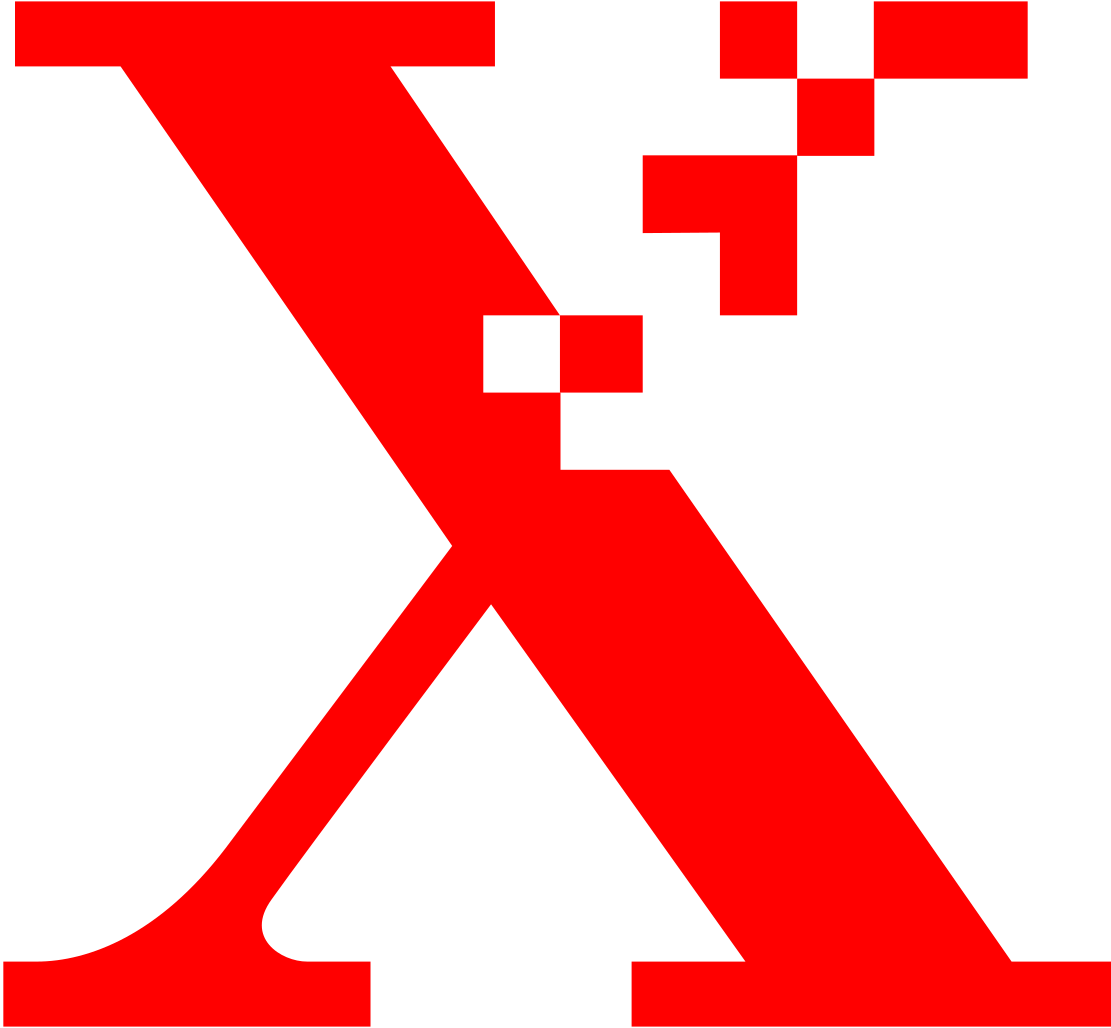 Xerox Logo - Xerox Toner Refill, Black (1111x1028), Png Download